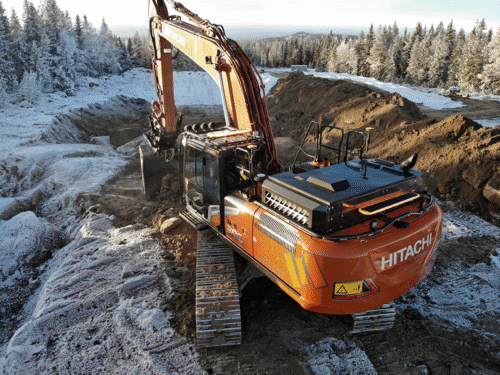 Fotsteg Hitachi 700 mm