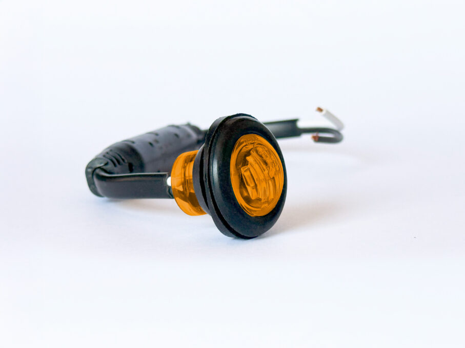 Positionsljus LED Ø28 mm Gul
