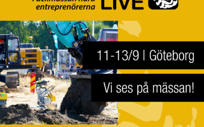 Vi ses på Entreprenad Live i Göteborg